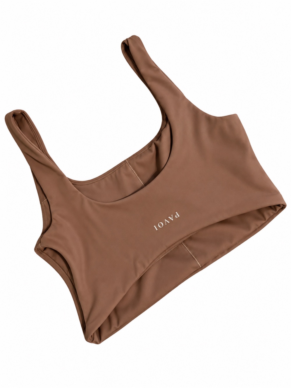 PAYOI Scoop Sports Bra in Brown